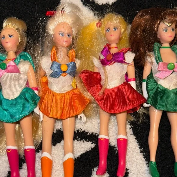 Vintage 90s Sailor Moon Dolls Set - Picture 4 of 11